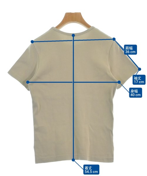 AURALEE（オーラリー）Tシャツ・カットソー ベージュ サイズ:1(M位) レディース/2200687118083