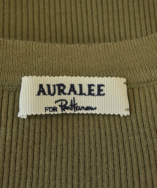 AURALEE（オーラリー）Tシャツ・カットソー カーキ サイズ:0(S位) レディース/2200688092092
