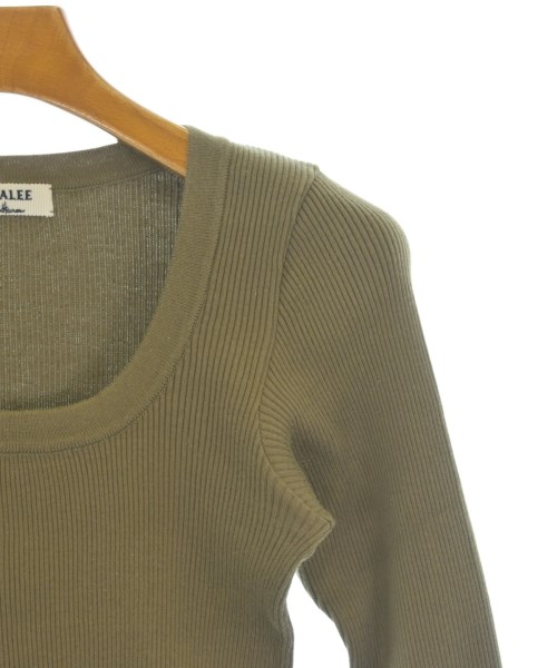 AURALEE（オーラリー）Tシャツ・カットソー カーキ サイズ:0(S位) レディース/2200688092092