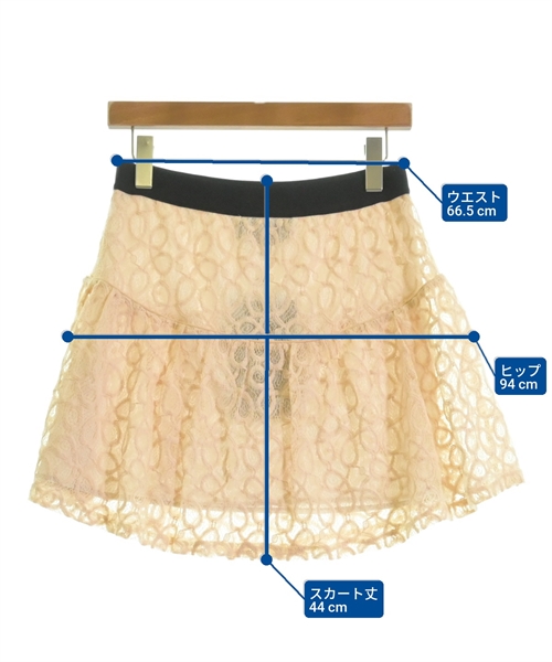 DESIGNERS REMIX（デザイナーズリミックス）ミニスカート ピンク サイズ:36(S位) レディース/2200612855373