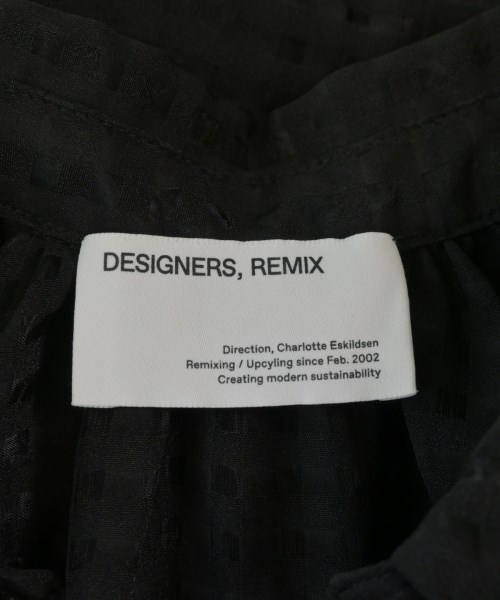 DESIGNERS REMIX（デザイナーズリミックス）カジュアルシャツ 黒 サイズ:34(XS位) レディース/2200690479102