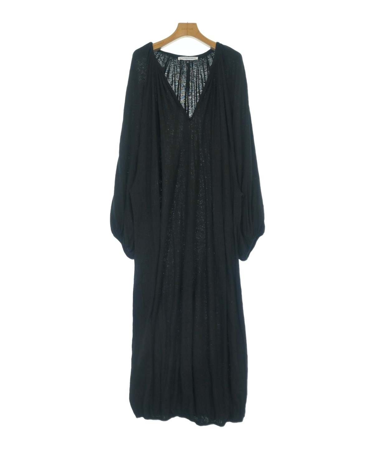 ADOLFO DOMINGUEZ アドルフォドミンゲス　黒いルーズワンピース ADOLFO DOMINGUEZ 美品 アドルフォドミンゲス ワンピース 2点