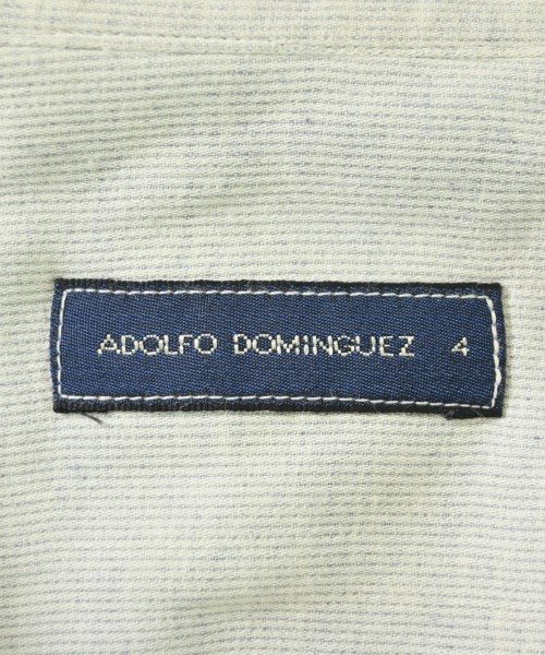 ADOLFO DOMINGUEZ（アドルフォドミンゲス）カジュアルシャツ 青 サイズ:4(L位) メンズ/2200691786056