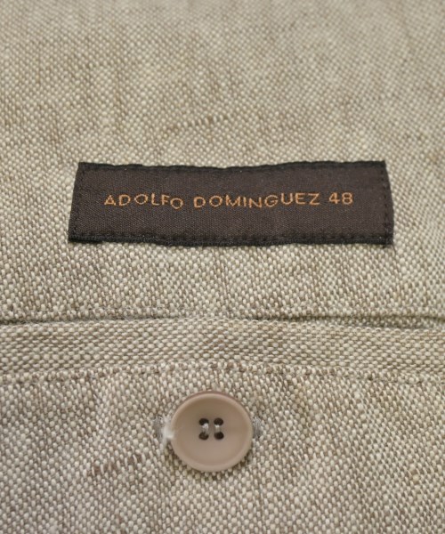 ADOLFO DOMINGUEZ（アドルフォドミンゲス）テーラードジャケット ベージュ サイズ:48(S位) メンズ/2200707730035