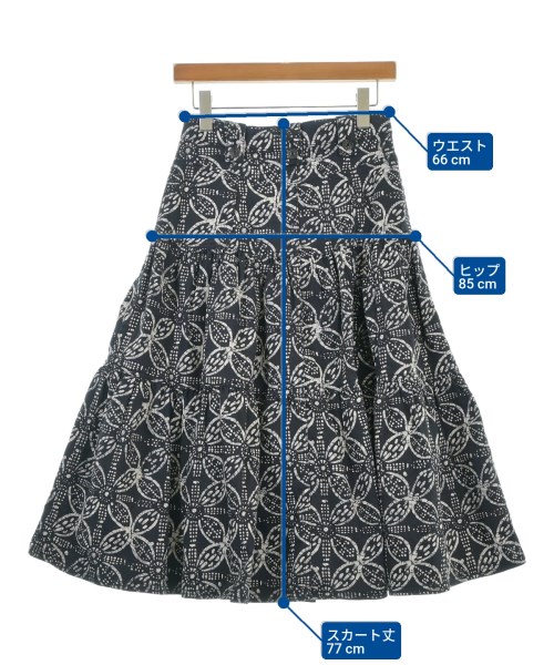 ULLA JOHNSON（ウラジョンソン）ロング・マキシ丈スカート 黒 サイズ:0(XS位) レディース/2200630627105