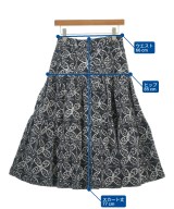 ULLA JOHNSON（ウラジョンソン）ロング・マキシ丈スカート 黒 サイズ:0(XS位) レディース/2200630627105