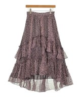 ULLA JOHNSON（ウラジョンソン）ロング・マキシ丈スカート 茶 サイズ:4(M位) レディース/2200703555120