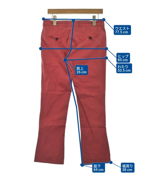 DEPARTMENT FIVE（デパートメントファイブ）その他 赤 サイズ:29(S位) メンズ/2200676934021