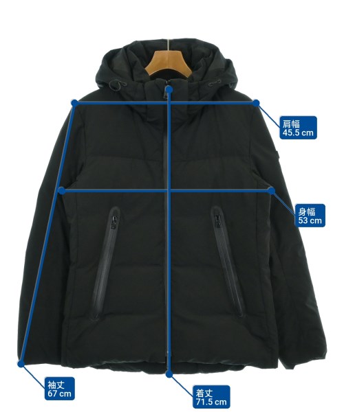 BLACK LABEL CRESTBRIDGE（ブラックレーベルクレストブリッジ）ダウンジャケット/ダウンベスト 黒 サイズ:L メンズ/2200635010018