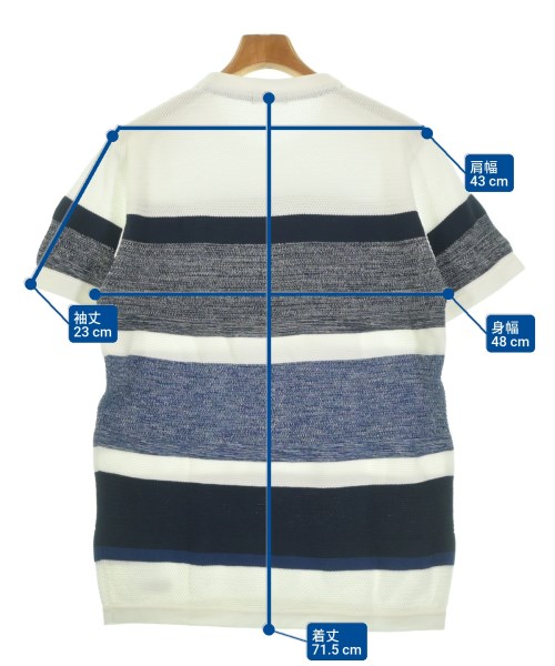 BLACK LABEL CRESTBRIDGE（ブラックレーベルクレストブリッジ）ニット・セーター 紺 サイズ:L メンズ/2200638971033