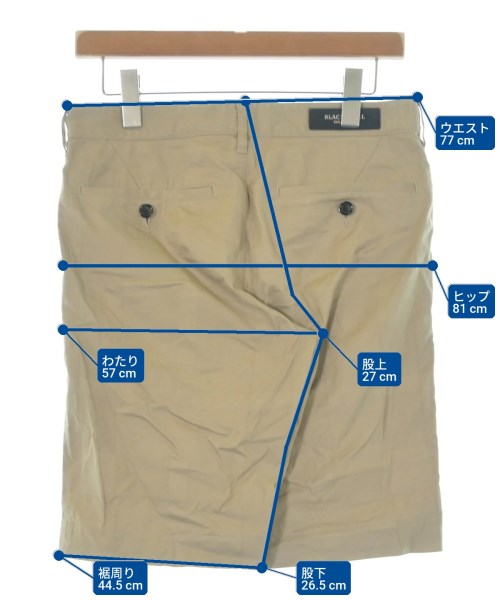 BLACK LABEL CRESTBRIDGE（ブラックレーベルクレストブリッジ）ショートパンツ ベージュ サイズ:73(S位) メンズ/2200614978025