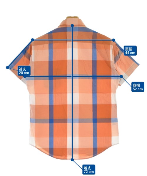 BLACK LABEL CRESTBRIDGE（ブラックレーベルクレストブリッジ）カジュアルシャツ オレンジ サイズ:M メンズ/2200672901119