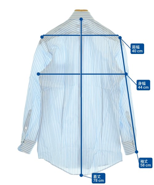 BLACK LABEL CRESTBRIDGE（ブラックレーベルクレストブリッジ）カジュアルシャツ 青 サイズ:S メンズ/2200676448030