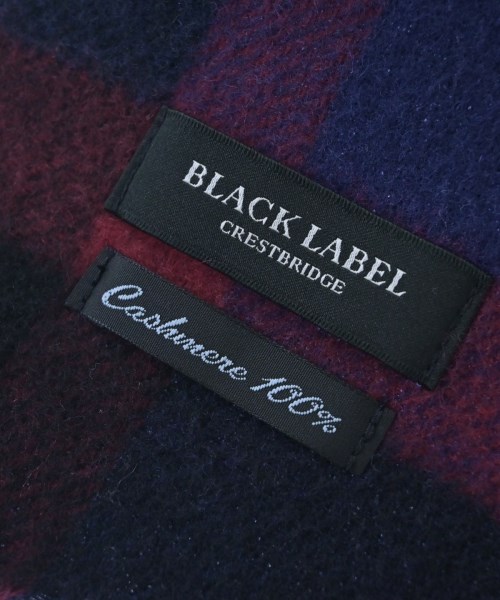 BLACK LABEL CRESTBRIDGE（ブラックレーベルクレストブリッジ）マフラー 紺 サイズ:- メンズ/2200717379095