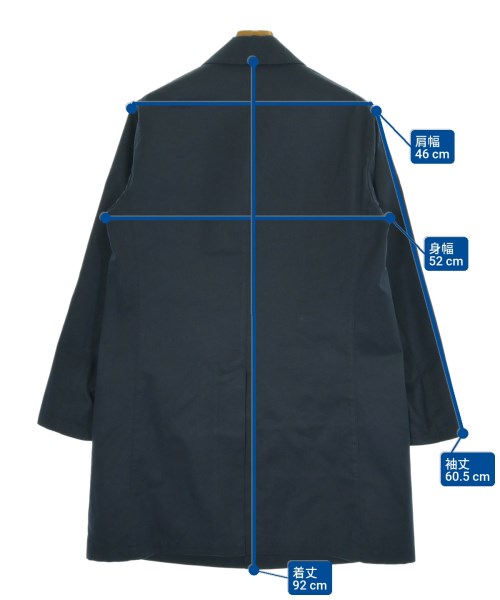 BLACK LABEL CRESTBRIDGE（ブラックレーベルクレストブリッジ）ステンカラーコート 紺 サイズ:M メンズ/2200685361016