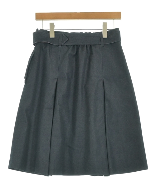 BLUE LABEL CRESTBRIDGE（ブルーレーベルクレストブリッジ）ひざ丈スカート 紺 サイズ:38(M位) レディース/2200632127078