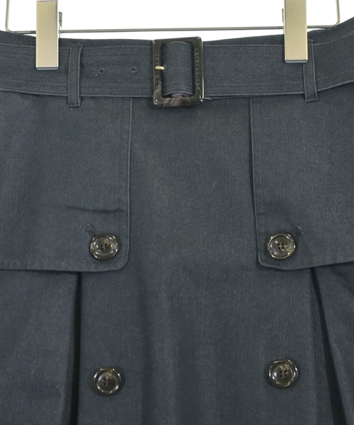 BLUE LABEL CRESTBRIDGE（ブルーレーベルクレストブリッジ）ひざ丈スカート 紺 サイズ:38(M位) レディース/2200632127078