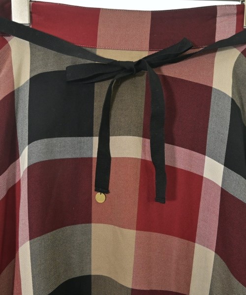 BLUE LABEL CRESTBRIDGE（ブルーレーベルクレストブリッジ）ひざ丈スカート 赤 サイズ:36(S位) レディース/2200631764014