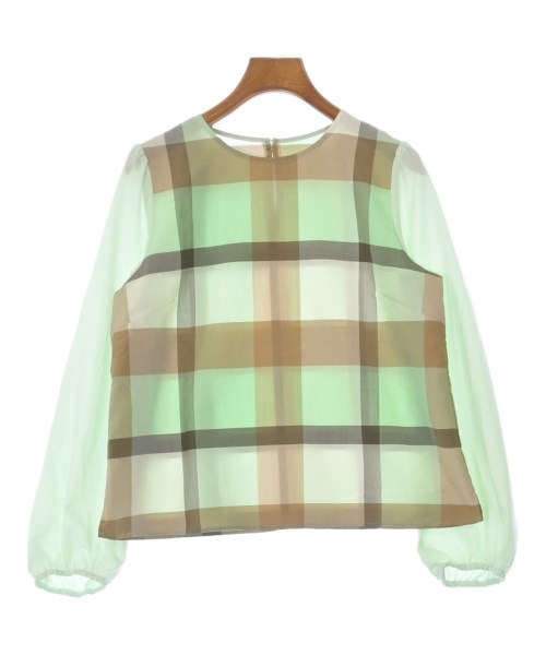 BLUE LABEL CRESTBRIDGE（ブルーレーベルクレストブリッジ）ブラウス 緑 サイズ:38(M位) レディース/2200626238049