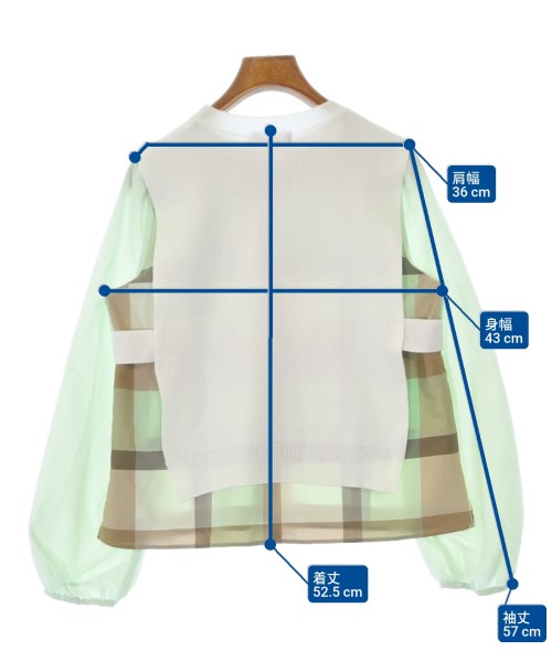 BLUE LABEL CRESTBRIDGE（ブルーレーベルクレストブリッジ）ブラウス 緑 サイズ:38(M位) レディース/2200626238049