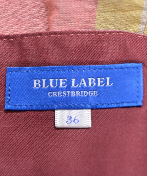 BLUE LABEL CRESTBRIDGE（ブルーレーベルクレストブリッジ）ロング・マキシ丈スカート 赤 サイズ:36(S位) レディース/2200621151022