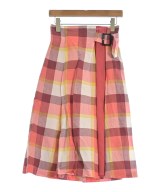 BLUE LABEL CRESTBRIDGE（ブルーレーベルクレストブリッジ）ロング・マキシ丈スカート 赤 サイズ:36(S位) レディース/2200621151022