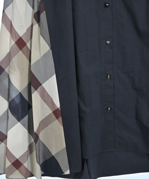 BLUE LABEL CRESTBRIDGE（ブルーレーベルクレストブリッジ）シャツワンピース 紺 サイズ:38(M位) レディース/2200624152187