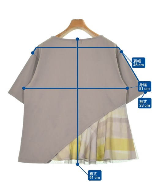 BLUE LABEL CRESTBRIDGE（ブルーレーベルクレストブリッジ）Tシャツ・カットソー 茶 サイズ:38(M位) レディース/2200604144041