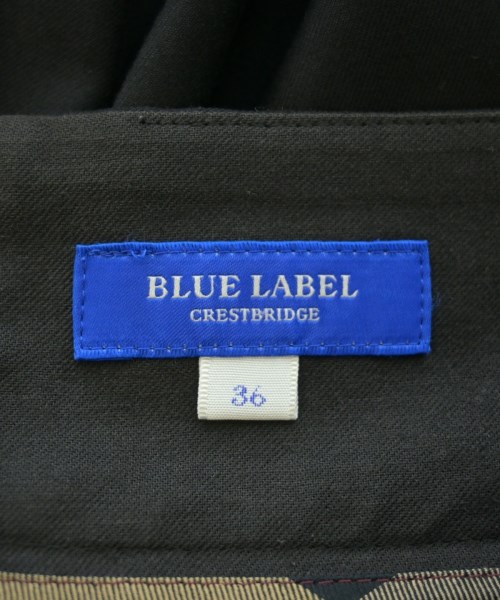 BLUE LABEL CRESTBRIDGE（ブルーレーベルクレストブリッジ）ひざ丈スカート 黒 サイズ:36(S位) レディース/2200606070034