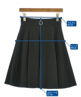 BLUE LABEL CRESTBRIDGE（ブルーレーベルクレストブリッジ）ひざ丈スカート 黒 サイズ:36(S位) レディース/2200606070034
