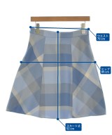BLUE LABEL CRESTBRIDGE（ブルーレーベルクレストブリッジ）ミニスカート 青 サイズ:40(M位) レディース/2200657580049