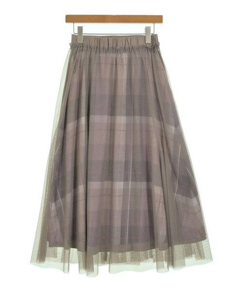 BLUE LABEL CRESTBRIDGE（ブルーレーベルクレストブリッジ）ロング・マキシ丈スカート ベージュ サイズ:36(S位) レディース/2200677613048