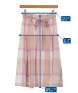 BLUE LABEL CRESTBRIDGE（ブルーレーベルクレストブリッジ）ロング・マキシ丈スカート ピンク サイズ:36(S位) レディース/2200689620027