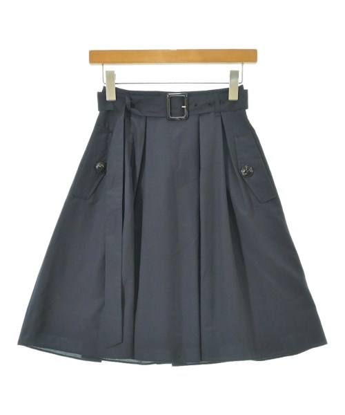 BLUE LABEL CRESTBRIDGE(ブルーレーベルクレストブリッジ)ひざ丈スカート 紺 サイズ:34(XS位)/2200694092024
