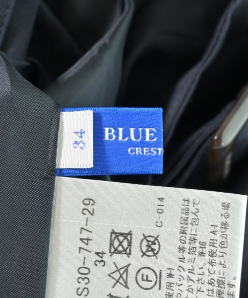 BLUE LABEL CRESTBRIDGE（ブルーレーベルクレストブリッジ）ひざ丈スカート 紺 サイズ:34(XS位) レディース/2200694092024