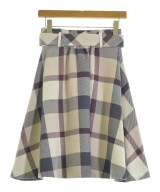 BLUE LABEL CRESTBRIDGE（ブルーレーベルクレストブリッジ）ひざ丈スカート 白 サイズ:36(S位) レディース/2200696107016