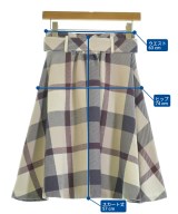 BLUE LABEL CRESTBRIDGE（ブルーレーベルクレストブリッジ）ひざ丈スカート 白 サイズ:36(S位) レディース/2200696107016