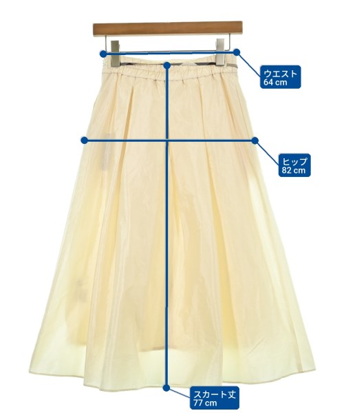 BLUE LABEL CRESTBRIDGE（ブルーレーベルクレストブリッジ）ロング・マキシ丈スカート 白 サイズ:36(S位) レディース/2200699307048