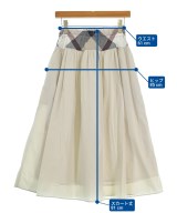 BLUE LABEL CRESTBRIDGE（ブルーレーベルクレストブリッジ）ロング・マキシ丈スカート グレー サイズ:36(S位) レディース/2200655446057