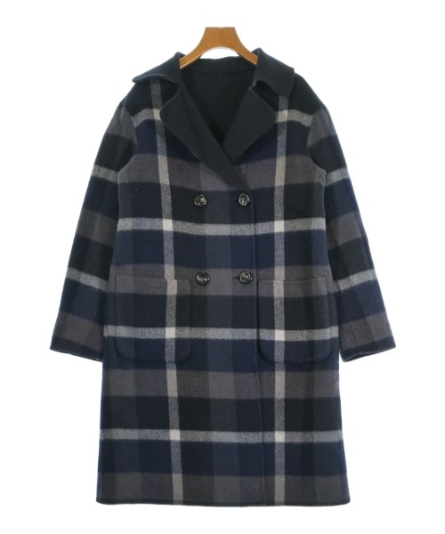 BLUE LABEL CRESTBRIDGE（ブルーレーベルクレストブリッジ）チェスターコート 紺 サイズ:38(M位) レディース/2200707402024