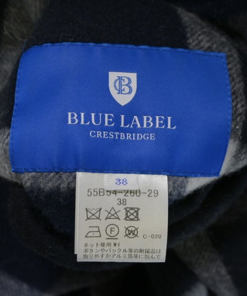 BLUE LABEL CRESTBRIDGE（ブルーレーベルクレストブリッジ）チェスターコート 紺 サイズ:38(M位) レディース/2200707402024
