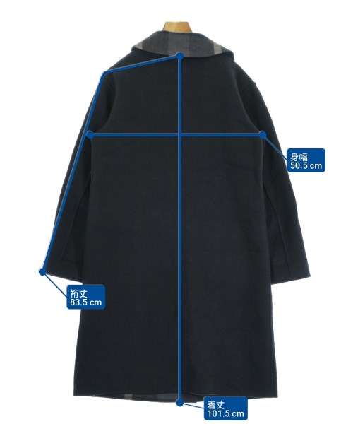 BLUE LABEL CRESTBRIDGE（ブルーレーベルクレストブリッジ）チェスターコート 紺 サイズ:38(M位) レディース/2200707402024