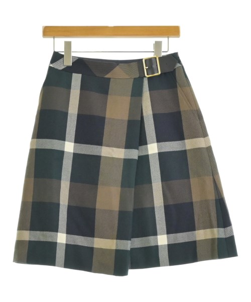 BLUE LABEL CRESTBRIDGE(ブルーレーベルクレストブリッジ)ひざ丈スカート 茶 サイズ:38(M位)/2200635094070