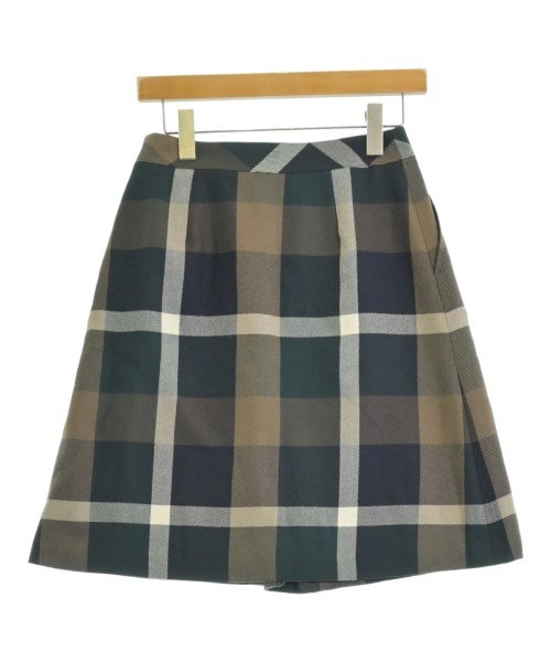 BLUE LABEL CRESTBRIDGE（ブルーレーベルクレストブリッジ）ひざ丈スカート 茶 サイズ:38(M位) レディース/2200635094070