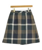 BLUE LABEL CRESTBRIDGE（ブルーレーベルクレストブリッジ）ひざ丈スカート 茶 サイズ:38(M位) レディース/2200635094070