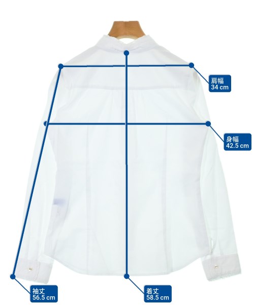 BLUE LABEL CRESTBRIDGE（ブルーレーベルクレストブリッジ）カジュアルシャツ 白 サイズ:36(S位) レディース/2200647874066