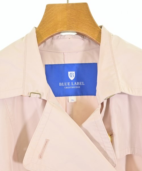 BLUE LABEL CRESTBRIDGE（ブルーレーベルクレストブリッジ）トレンチコート ピンク サイズ:36(S位) レディース/2200703597021