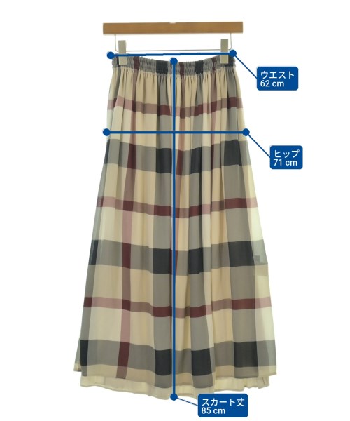 BLUE LABEL CRESTBRIDGE（ブルーレーベルクレストブリッジ）ロング・マキシ丈スカート ベージュ サイズ:-(M位) レディース/2200703496072
