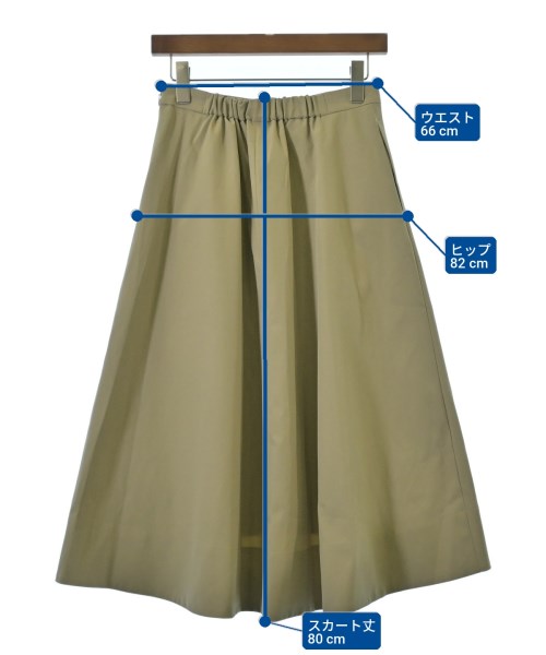 BLUE LABEL CRESTBRIDGE（ブルーレーベルクレストブリッジ）ロング・マキシ丈スカート ベージュ サイズ:38(M位) レディース/2200705624046