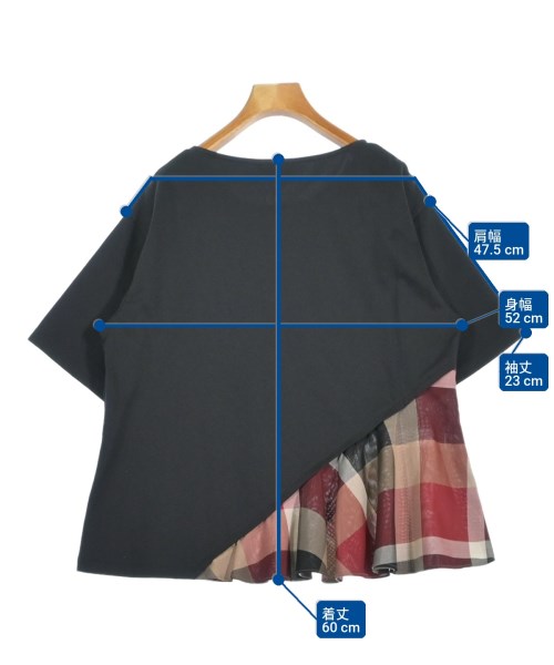 BLUE LABEL CRESTBRIDGE（ブルーレーベルクレストブリッジ）Tシャツ・カットソー 黒 サイズ:38(M位) レディース/2200705792066